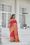 Bridal Red Banarasi Silk Saree Online in India-Deccan Drapes