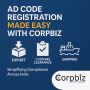 Types of AD Code Registration Explained by Corpbiz