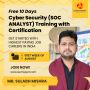 Free 10-day SOC Analyst training workshop