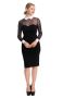 Tuxedo Illusion Sheath Dress for Modern Elegance – Simona Ma