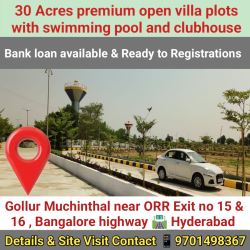Vasudaika henley woods plots @ Gollur Muchinthal Hyderabad 