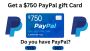 Get a gift card valued up to $750 for doing nothing!