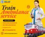 Pick Tension-free Train Ambulance Service in Guwahati by Sky