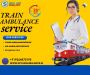 Sky train ambulance service in Jabalpur transports patients 
