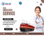 Sky Train Ambulance Delivering Relocation Mission without Co