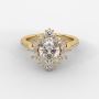 Buy Anastasia Cluster Oval Cut Diamond Ring Online For Women