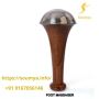 Bronze Foot Massager India | Kansa Foot Wand With Wooden Han