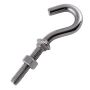 Reliable Stainless Steel Hook with Threaded End 