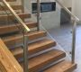 Elegant Glass Stair Railings for Interior Spaces | Reliable 