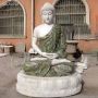 Marble Meditating Buddha Statue for Garden and Home Decor