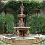 Large Outdoor Marble Fountain with Lion statues