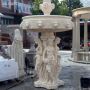 Beautifual Outdoor Garden Marble Fountain with Woman statues