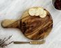 The Amalfi 340 - Round Cheese Wooden Board