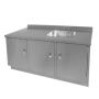 Cleanroom pass-throughs with 316 stainless steel doors