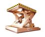Electric double scissor lift table
