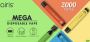 Airis MEGA Disposable Vape – 2000 Puffs