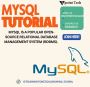 MYSQL TUTORIAL