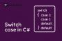 switch case in c#