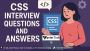 CSS interview question 