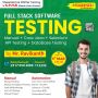 Full Stack Software Testing Free Demo