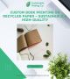 Custom Book Printing on Recycled Paper – Sustainable & High-