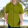 Olive Color Hawaii Shirt