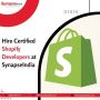 Hire Certified Shopify Developers at SynapseIndia