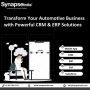 Transform Your Automotive Business with Powerful CRM ERP Sol