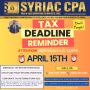Tax Deadline Reminder