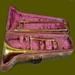 Old Trombone with Old Case