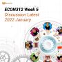 ECON312 Week 5 Discussion Latest 2022 January