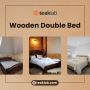 Wooden Double Bed - TeakLab