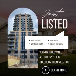 Just listed:  'Queens Blvd, Queens, NY 11104 1 Bedroom 
