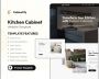 Professional Framer Kitchen Cabinet Template for Business