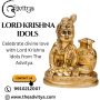 Handcrafted Lord Krishna Idol for Home Temple