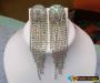 Silver Plated Long Tassel Earrings For Women