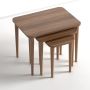Modern Letto Nested Coffee Table Set of 3 for Living Room