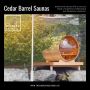 Modern Sauna - Cedar Barrel Sauna