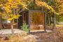 Outdoor Cedar Cube Saunas | Cedar Sauna Bench