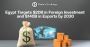 Egypt Targets $20B in Foreign Investment $140B in Exports