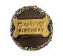 Huds and Toke Happy Birthday Cake Cookie for Dogs - Carob