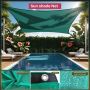 TRINQET 6x6mt Summer Sun Shade Net Swimming Pool Shade Sails