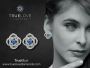 Dazzling with rare, True blue diamonds collection