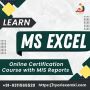 MS Excel Online Certification Course