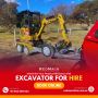 Achieve Precision and Power with Dry Hire Excavator