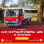 Perfect for Tradies: Hire a 3T Tipper With No Hassle