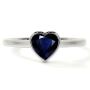 Timeless Blue Sapphire Solitaire Gemstone Engagement Ring
