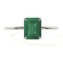 Elegant Emerald Cut Petite Women's Engagement Ring Elegant Emerald Cut Petite Women's Engagement Ring