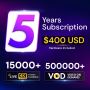 MAG555 IPTV Box with Subscription in USA for 4K Streaming
