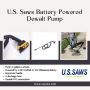 U.S. Saws Battery Powered Dewalt Pump For Removing Standing 